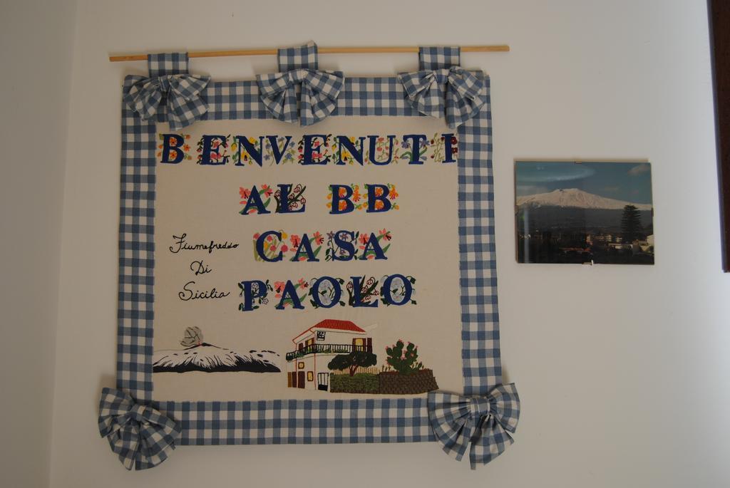 B&B Casa Paolo Fiumefreddo di Sicilia Kültér fotó